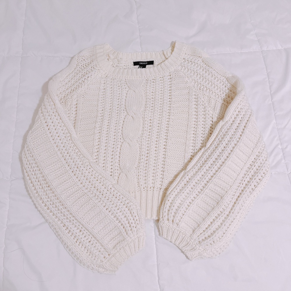 Forever 21 White Sweater